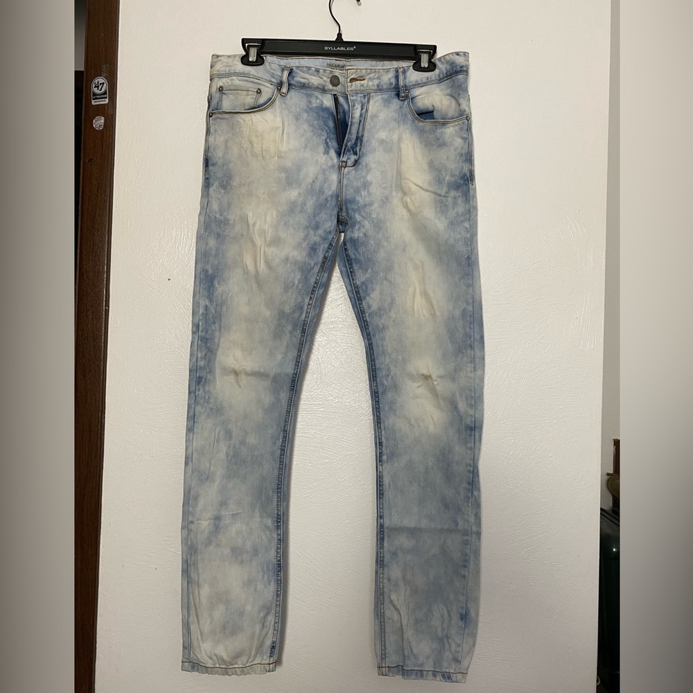 Acid wash jeans from pull & bear size 36 slim fit